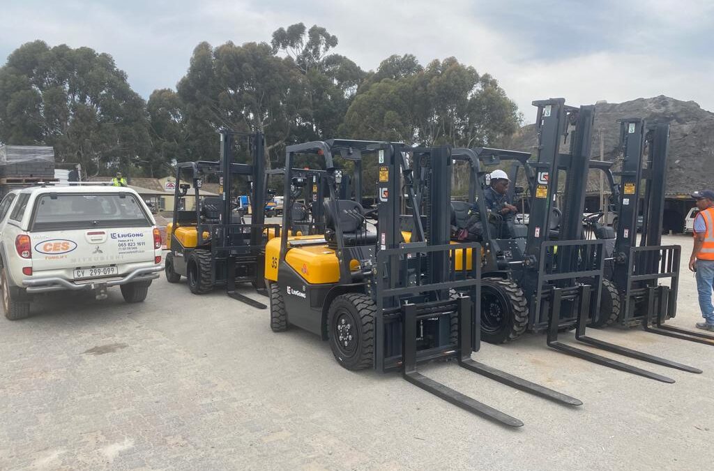 Goldstar Trucking New Forklift Delivery